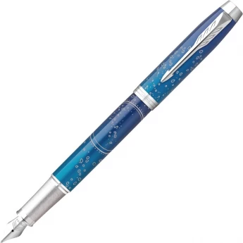 Ручка перьевая PARKER IM F316 LAST FRONTIER DEEP SEA SE 2021, SUBMERGE (Перо F)