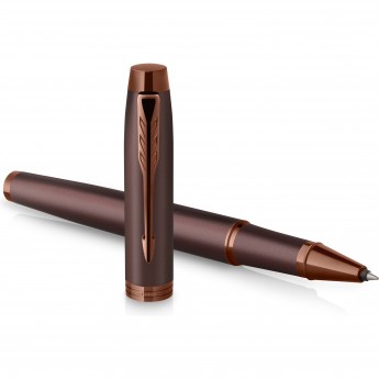 Ручка роллер PARKER IM MONOCHROME T328 2190513 BURGUNDY PVD F