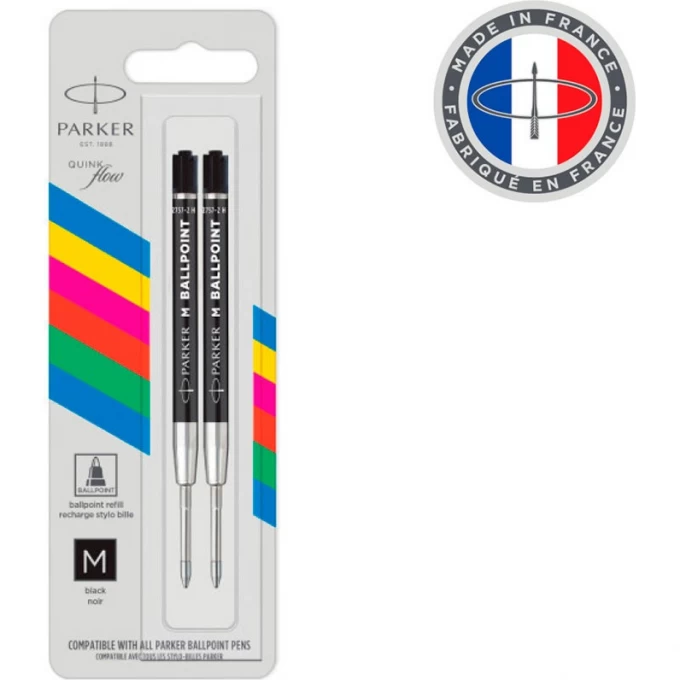 Стержень шариковый PARKER QUINKFLOW BASIC Z09 M 1мм (2шт) CW2166543
