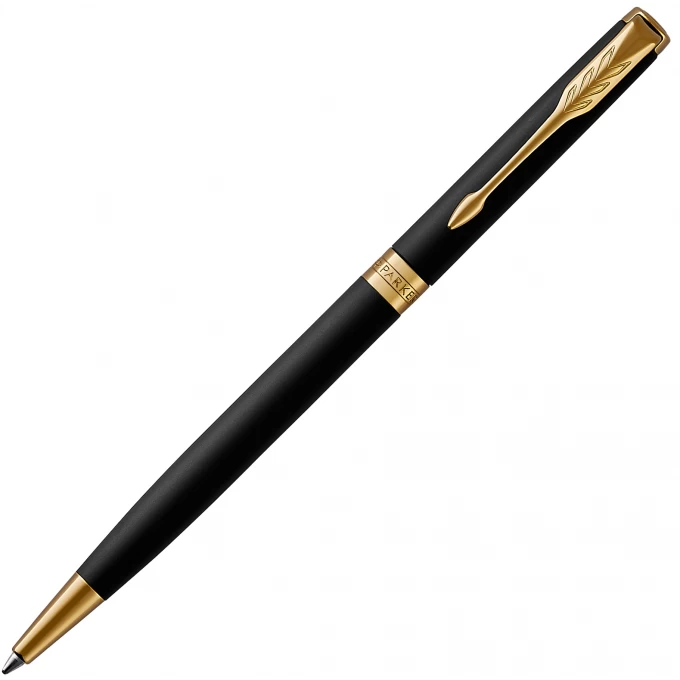 Тонкая шариковая ручка PARKER ESSENTIAL SONNET MATTE BLACK GT М 1931520 Тонкая шариковая ручка PARKER ESSENTIAL SONNET MATTE BLACK GT М 1931520
